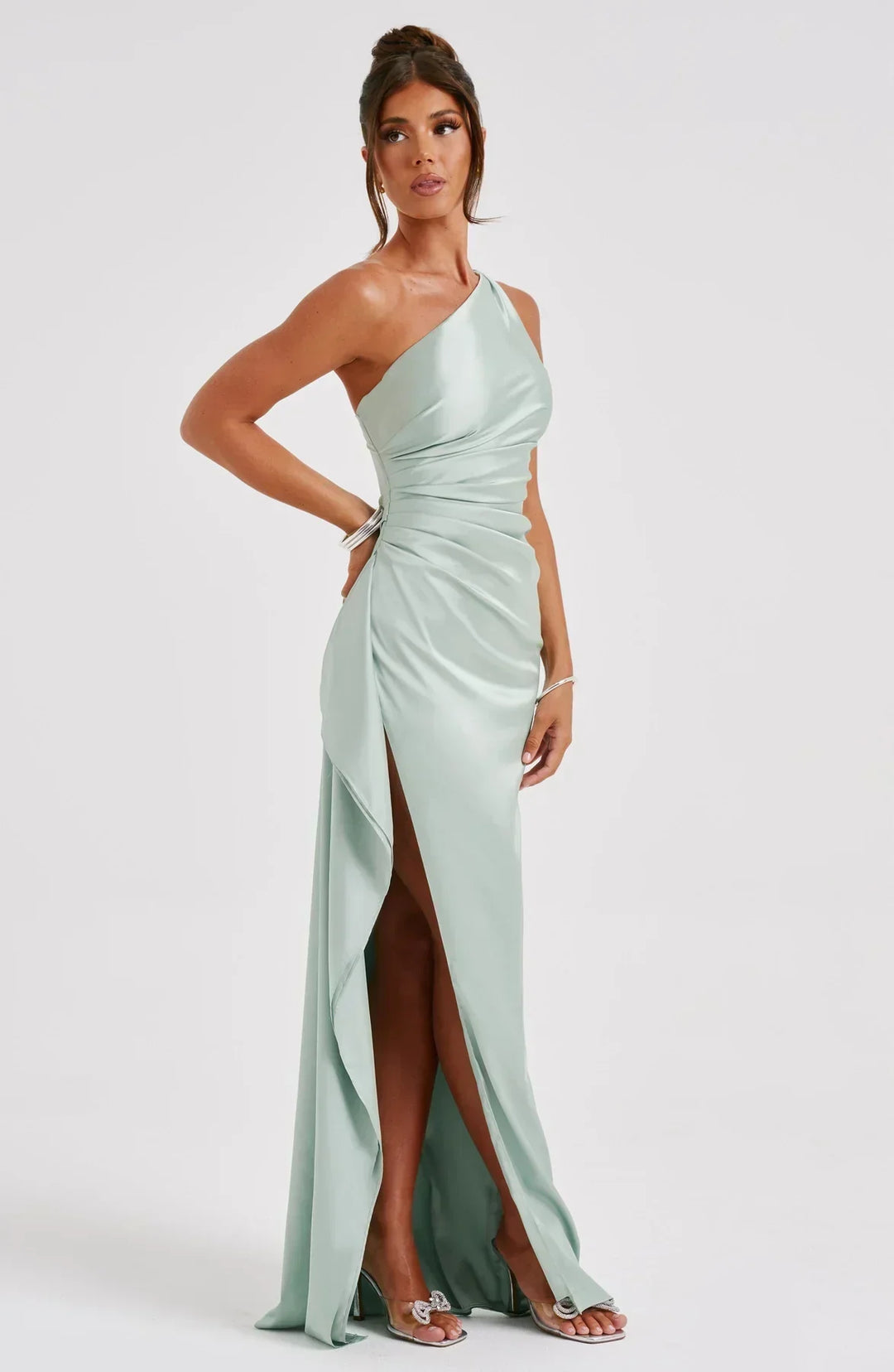 Faelith | Satin Abendkleid