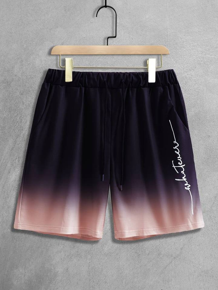 Perrin | Liam Herren Marine Blau Gefälle Kurze Hose