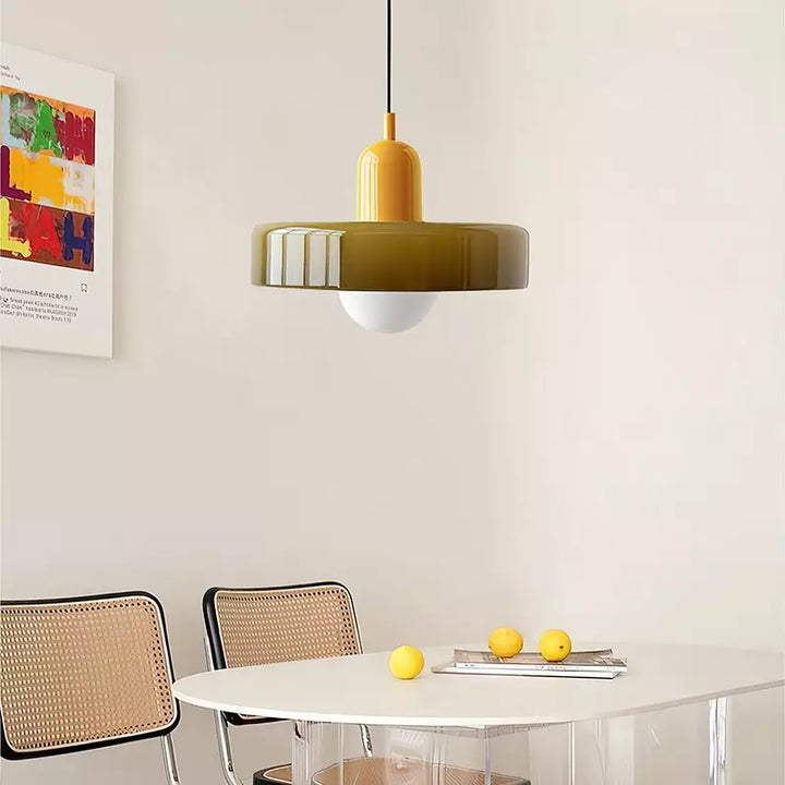 Miklon | Bunte Bauhaus Stil Pendelleuchte