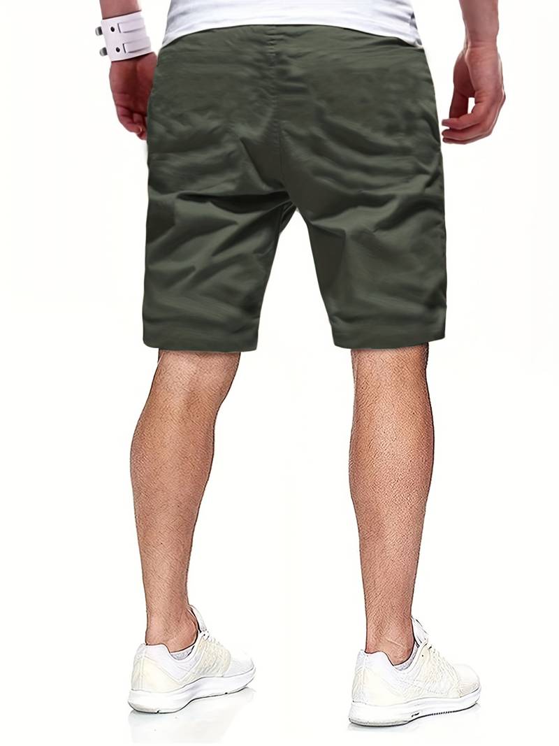 Jari | Herren Abgeschnitten Kordelzug Kurze Hose
