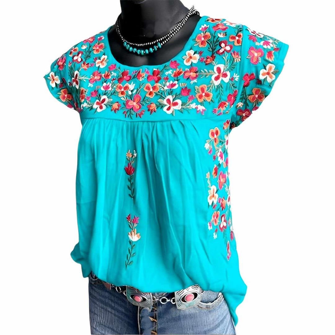 Ariadne | Florale Bluse Für Frauen