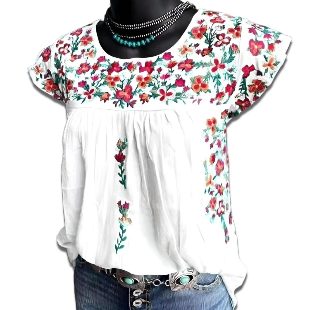 Ariadne | Florale Bluse Für Frauen