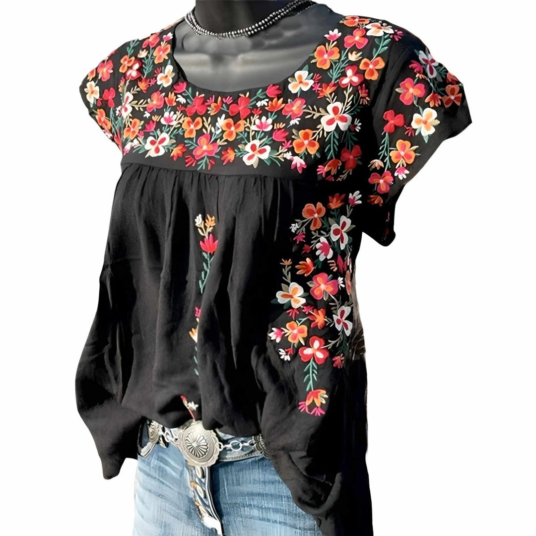 Ariadne | Florale Bluse Für Frauen