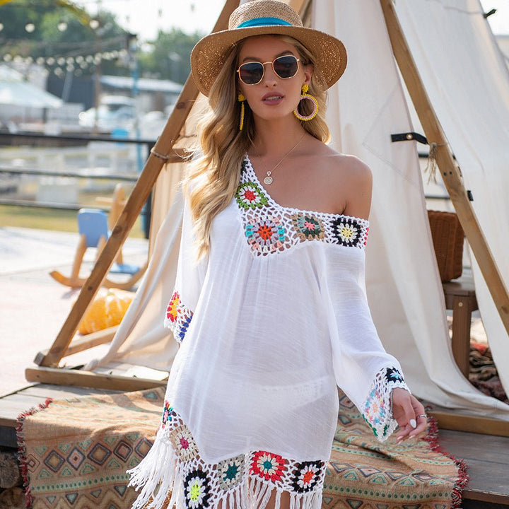 Brigid | Frauens Strand Verdecken Kleid