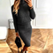 Emara | Bequemes Strick Pullover Kleid Für Damen