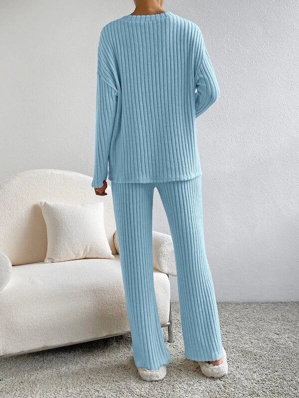 Damen Strickhosen und Pullover Satz