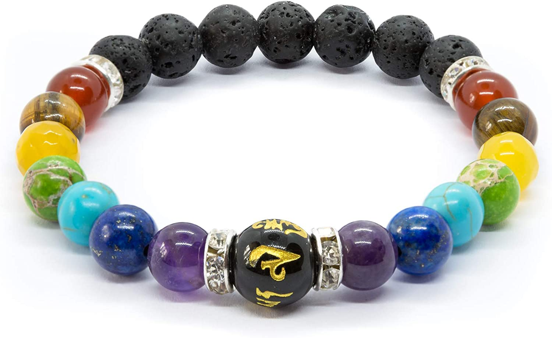 Chakra-Heilarmband | Naturkristall-Perlen