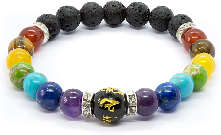 Chakra-Heilarmband | Naturkristall-Perlen