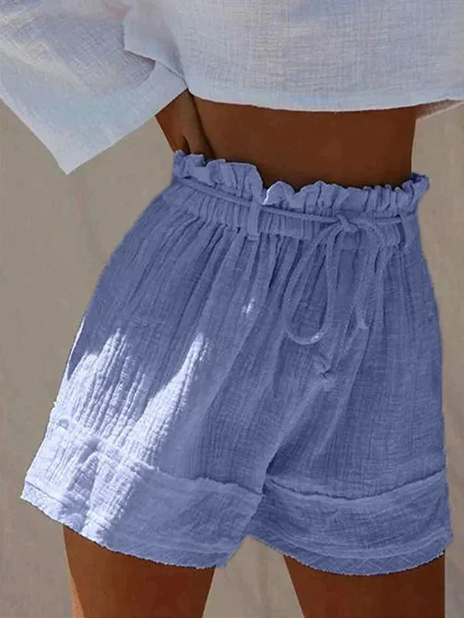 Norina | Damen Leinen Kurze Hose