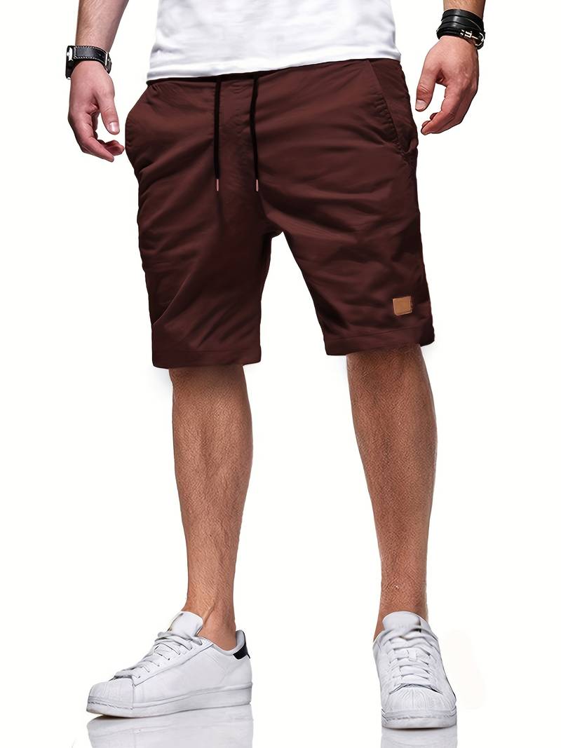 Jari | Herren Abgeschnitten Kordelzug Kurze Hose