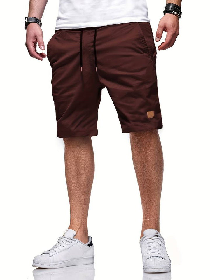 Jari | Herren Abgeschnitten Kordelzug Kurze Hose