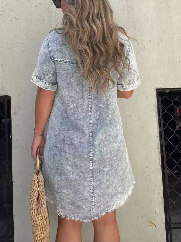 Cerys | Lässiges Jeanskleid Für Damen