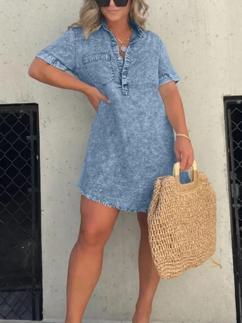Cerys | Lässiges Jeanskleid Für Damen
