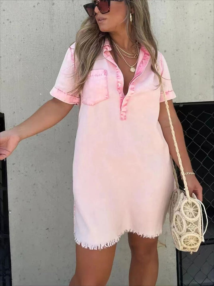 Cerys | Lässiges Jeanskleid Für Damen