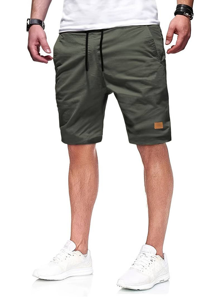 Jari | Herren Abgeschnitten Kordelzug Kurze Hose