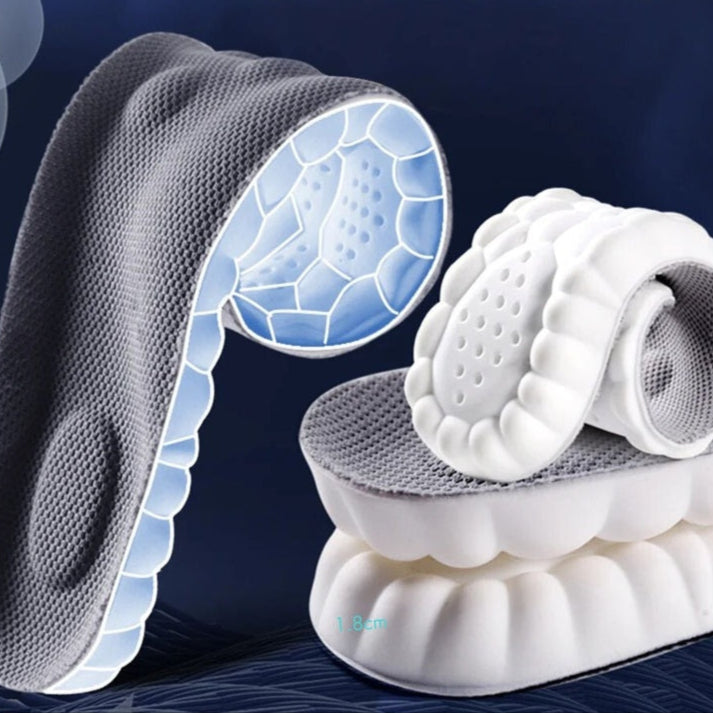 4D Orthopädische Einlegesohlen | Erweiterte Fußunterstützung und Druckentlastung