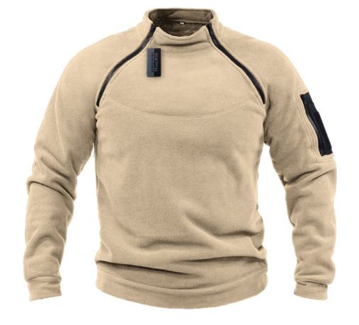 Herren Draußen Fleecepullover