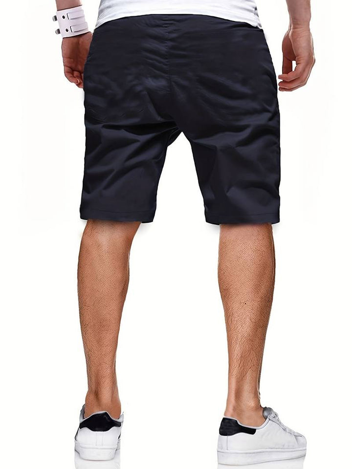 Jari | Herren Abgeschnitten Kordelzug Kurze Hose
