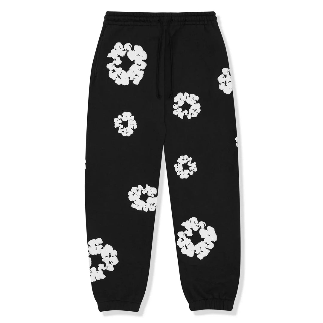 Blumenblüte Trainingsanzug Satz | Weich Kapuzenpullover und Joggerhose
