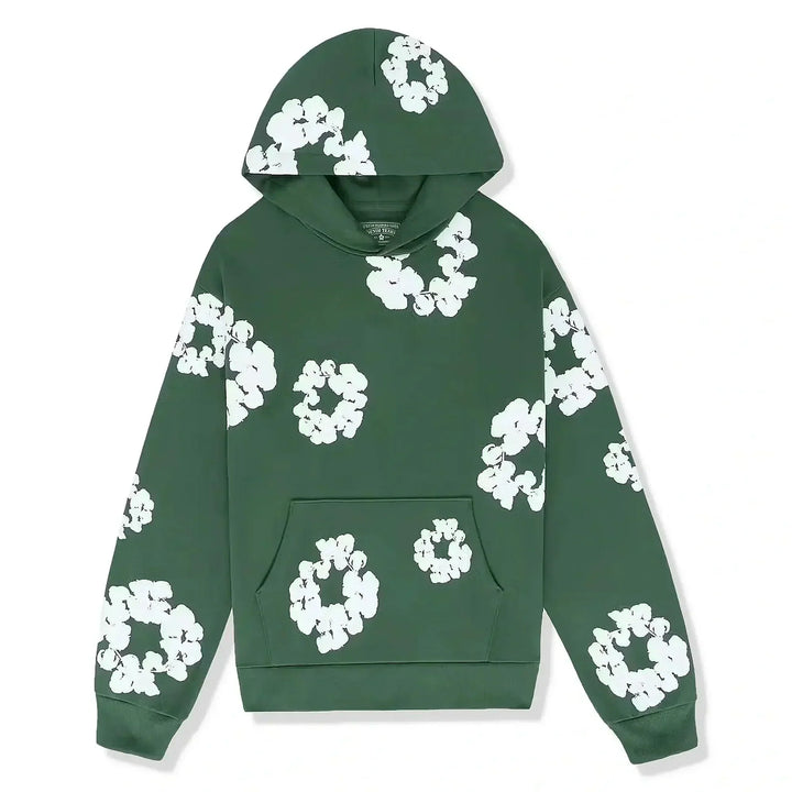 Blumenblüte Trainingsanzug Satz | Weich Kapuzenpullover und Joggerhose