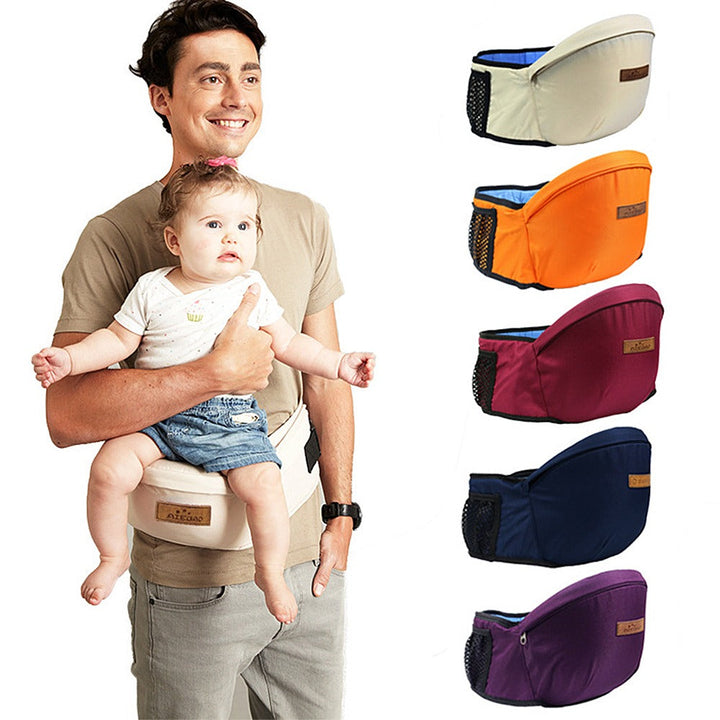 Baby-Hüftträger | Ergonomischer Taillensitz mit Sicherheitsgurt zur Rückenunterstützung