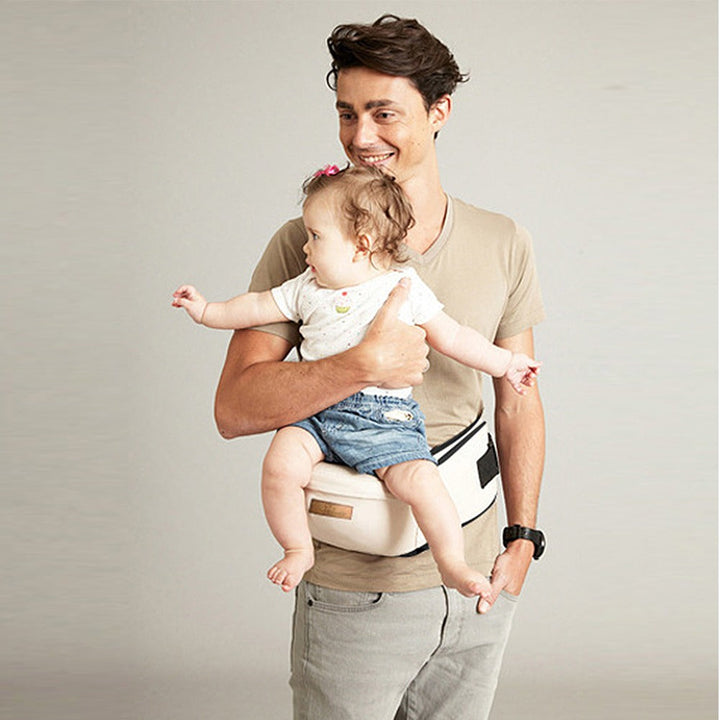 Baby-Hüftträger | Ergonomischer Taillensitz mit Sicherheitsgurt zur Rückenunterstützung