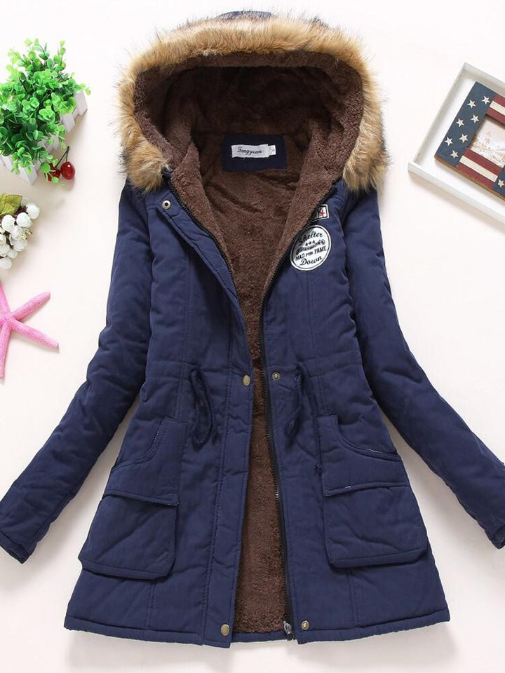 Gesteppte Lässig Schlanke Jacke