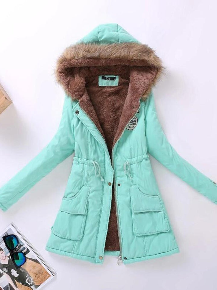 Gesteppte Lässig Schlanke Jacke