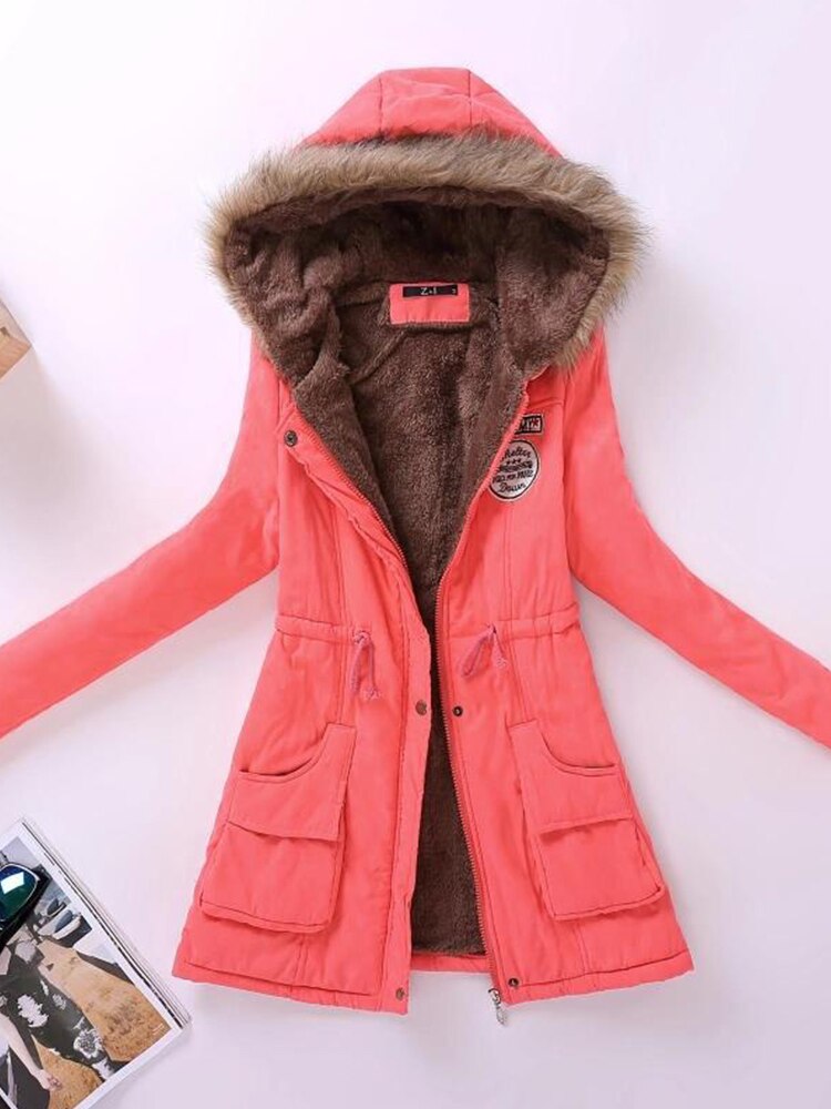 Gesteppte Lässig Schlanke Jacke
