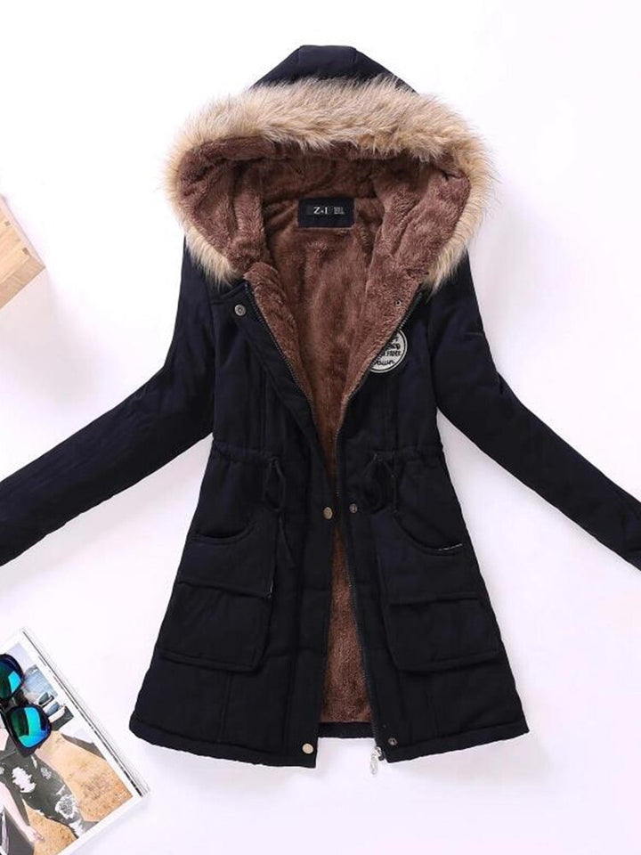 Gesteppte Lässig Schlanke Jacke