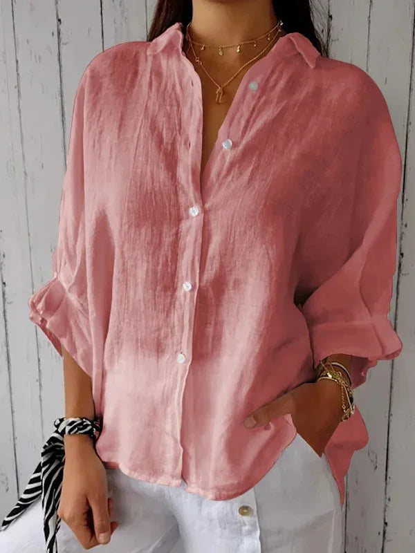Navira | Stilvolle Leinen Bluse Für Frauen