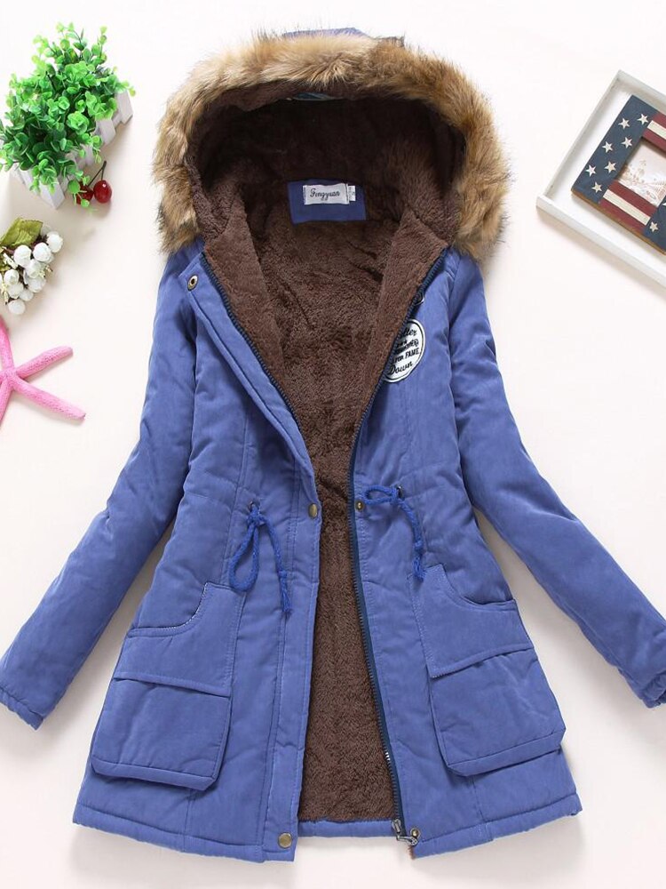 Gesteppte Lässig Schlanke Jacke
