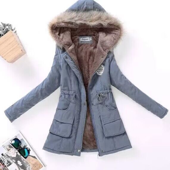 Gesteppte Lässig Schlanke Jacke