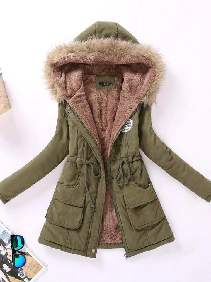 Gesteppte Lässig Schlanke Jacke