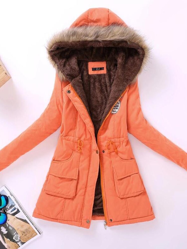 Gesteppte Lässig Schlanke Jacke