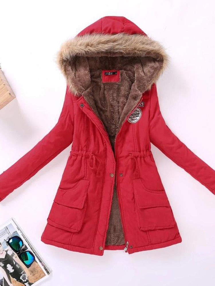 Gesteppte Lässig Schlanke Jacke
