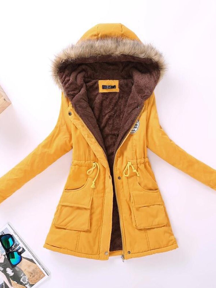 Gesteppte Lässig Schlanke Jacke