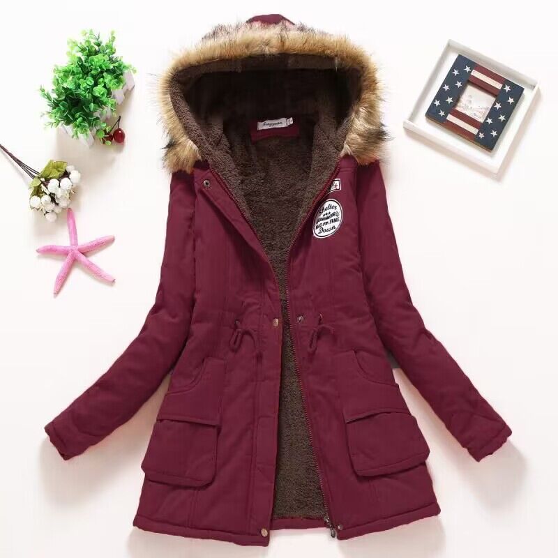 Gesteppte Lässig Schlanke Jacke