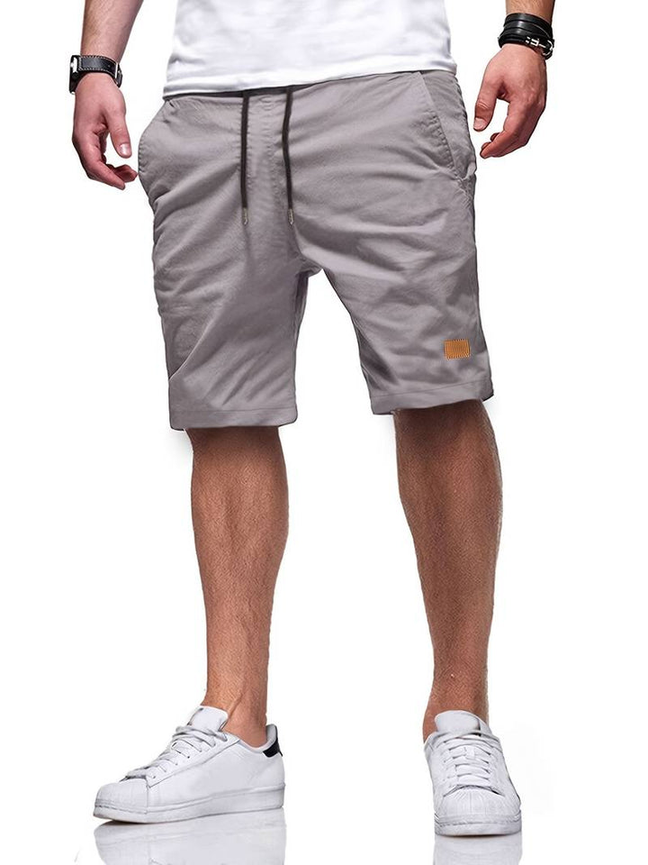 Jari | Herren Abgeschnitten Kordelzug Kurze Hose