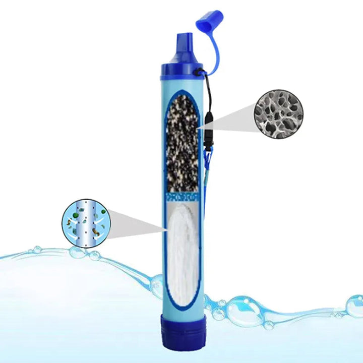Tragbarer Wasserfilter | 4-Stufige Filterung
