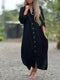 Maëlle | Knopfleiste Maxikleid Für Frauen