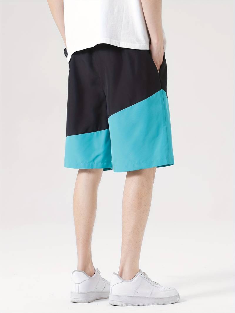 Milen | Herren Farbblock Kurze Hose