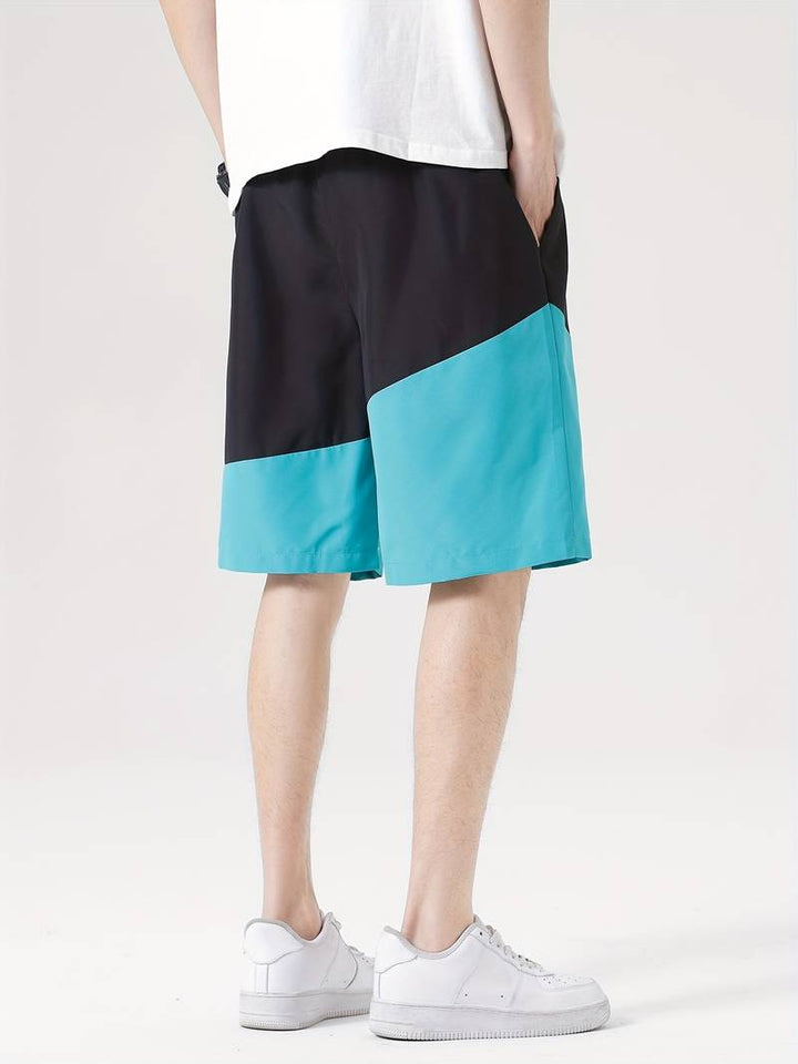 Milen | Herren Farbblock Kurze Hose