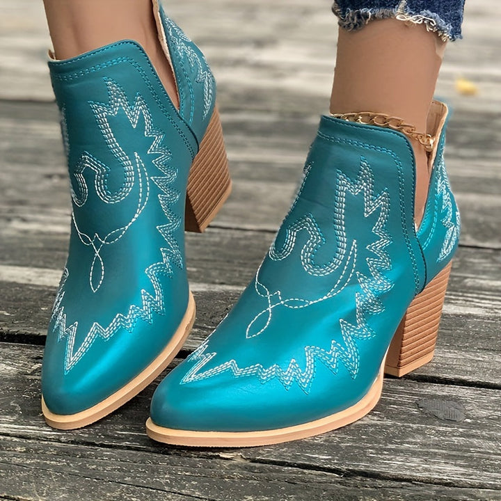 Cendrillon | Klobigem Absatz Stiefelette für Frauen