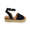 Indigo | Damen Plateau-Espadrille Sandalen