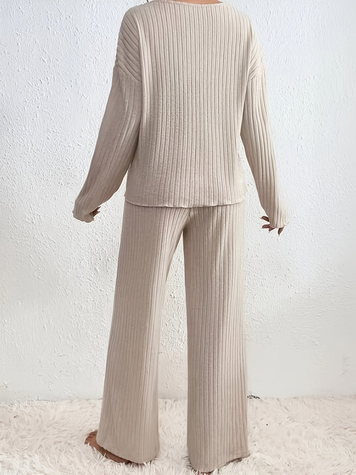 Ysella | Damen Bequemes Pyjama Satz