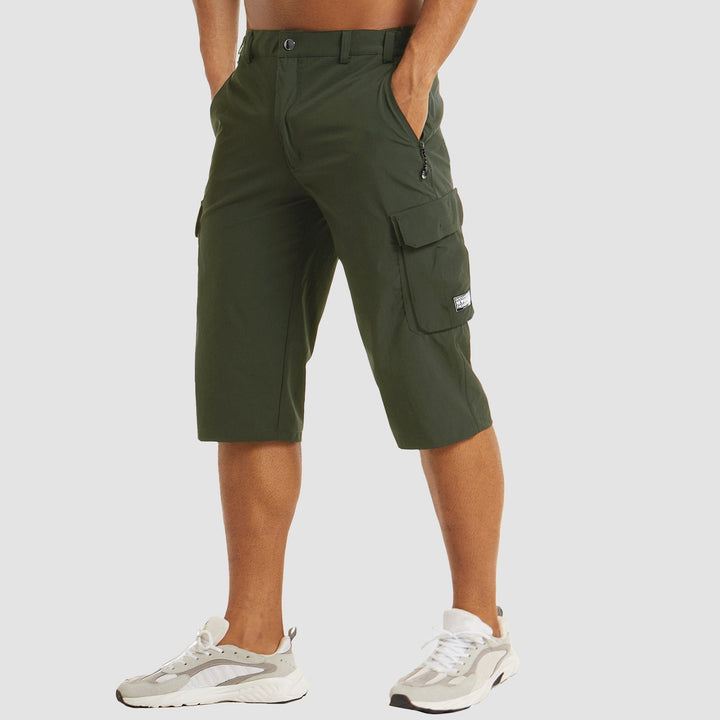 Schnelltrocknende Cargo-Shorts Mit Mehreren Taschen Für Herren
