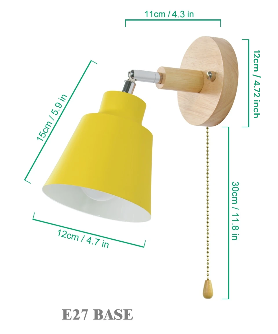 Brevik | Wandlampe mit Zugschalter