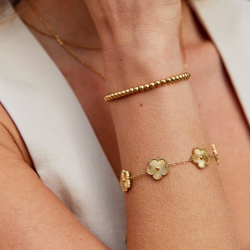 Florales Motiv Verstellbares Armband