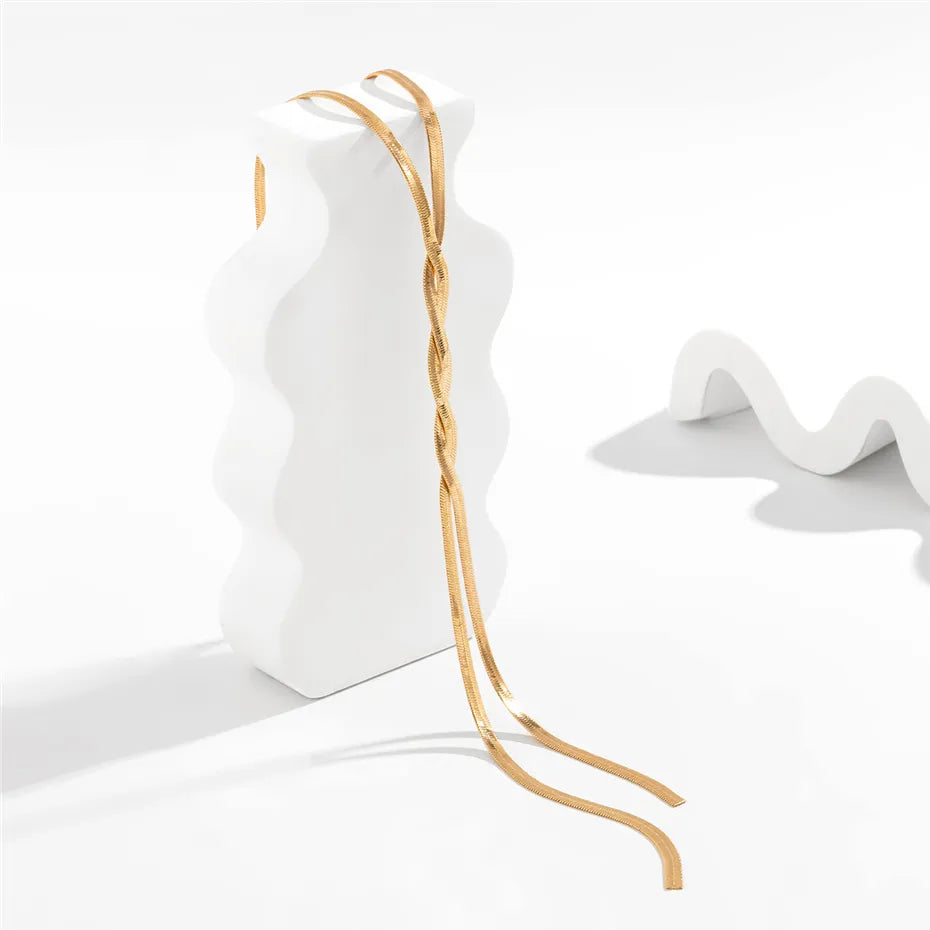 Chloe | Elegante Lange Schlangen Halskette